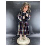 Lovely department store display doll, electric tes