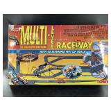 Tomy Toys multi-level raceway in working order wit