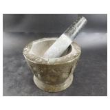 Beautiful granite, mortar and pestle