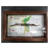 2002 Korea DMZ wire fence fragment s/n 87871.  The