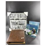 Home dï¿½cor and a photo album