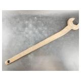 Antique mechanics box wrench 1 3/4" and is 24.5" l