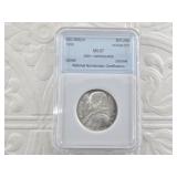 Vatican City 1968 silver 500 Lira coin with Pope P