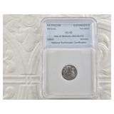 Ancient Greek Drachm: head of Herakles/Zeus seated