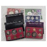 Variety of proof sets and coin collections