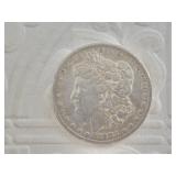 1883 Morgan silver dollar