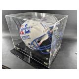 Superbowl 40 signed helmet: by Jerome Bettis, come