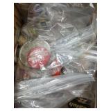 Variety of pins and buttons including Disney and m