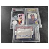 3 Graded cards: 2017 Leaf Sports Icons 'Happy Chan