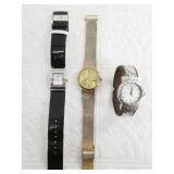 3 Wrist watches, all are in working order, all wit
