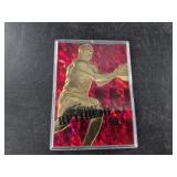 Michael Jordan card 1999 retirement, 23kt gold car