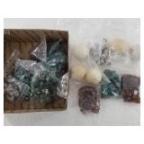 Variety of stone necklaces and a collection of ant