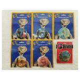 Collection of all new in package pins: 1983 Star W