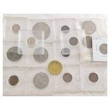 Large assortment of coins: mostly US, some Irish