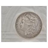 1884 S Morgan silver dollar