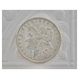 1921 D Morgan silver dollar