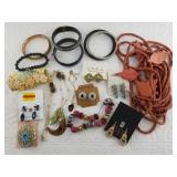 Variety of fashion jewelry