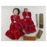 Mixed lot with parts of a straight razor, several