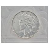 1922 Peace silver dollar