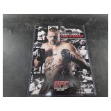 Chuck Liddel personalized autographed UFC flyer