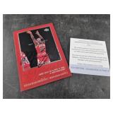 1999 Signed Michael Jordan 'Memorable Moment' Uppe
