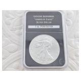 2016 W silver Eagle, guaranteed genuine in a PCS s