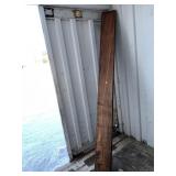 Koa wood plank 96in.x8.56in.x2in.