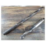 2 Large drill bits