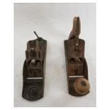 Lot of 2 hand planes, some parts needed: Bailey #4