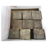 Box lot of ironwood blocks