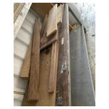 Lot with several planks