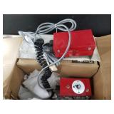 Lot with a Dayton  model 4Z131B gear motor, new in