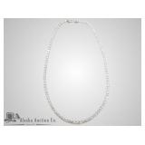 14k Gold stunning diamond necklace by designer Osc