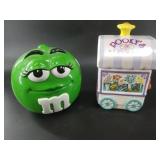 2 Cookie jars, tallest is 7 3/4"