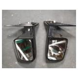 Pair of truck side view mirrors with defrosting el