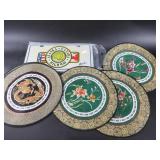 Lot with commemorative license plates and 2 beauti