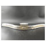 Antique Kaiser buffalo chromed bumper, 1940s