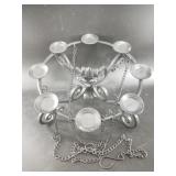 Ceiling hanging candle holder