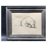 Doug Lindstrand signed and stamped print of family
