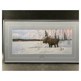 Jon Van Zyle signed and numbered print  moose prin