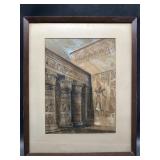 Beautiful print of The Great Temple of Ramses III