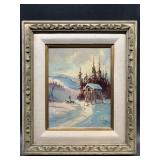 Scott McDaniel original on artist board 'Trapline
