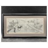 Kivetoruk Moses print of a Native hunter aiming hi