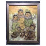 Carolyn Carley original oil on canvas 'Alaska Nati