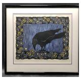 Evon Zerbets signed and numbered wood block print