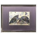 Signed and numbered print by Karla Morreira, "Rave