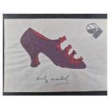 Andy Warhol - Studio 54 live art shoe. From the fa