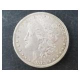 Morgan silver dollar:  1882 O