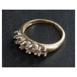 Vintage 14kt gold ring, without stones, ready to r