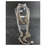 Collection of silver-tone jewelry